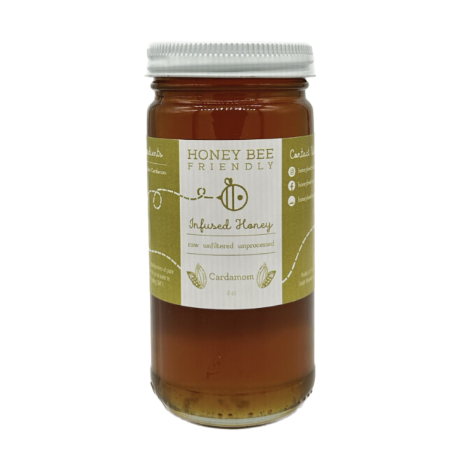 Cardamom Infused Honey Honey Bee Friendly