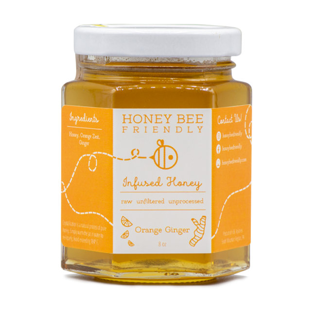 Chamomile Calendula Infused Honey Honey Bee Friendly