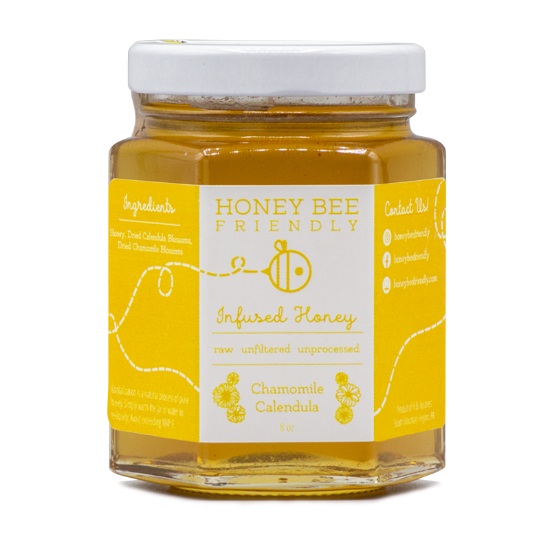 Chamomile Calendula Infused Honey